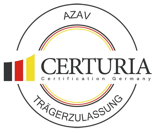 Zugelassener Träger von Certuria nach AZVA